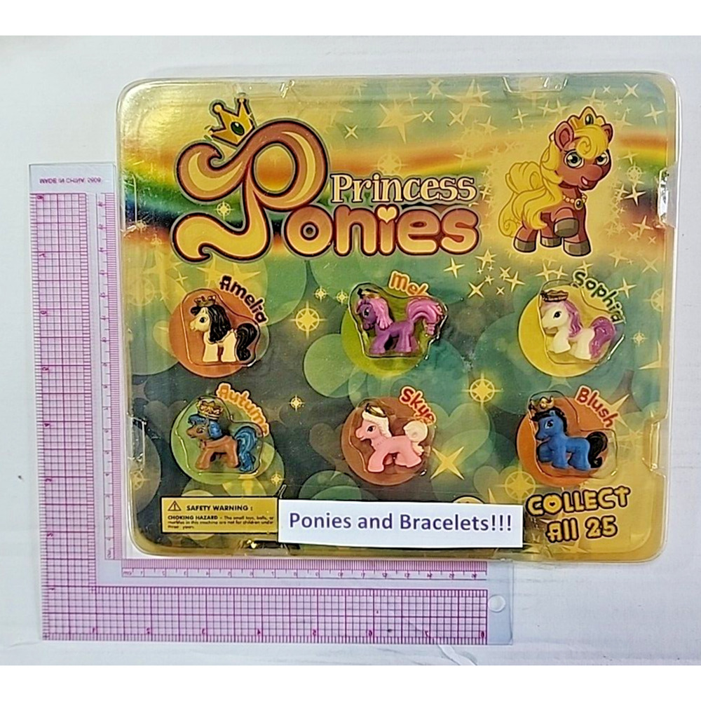 Vintage Vending Display Board Princess Ponies 0485